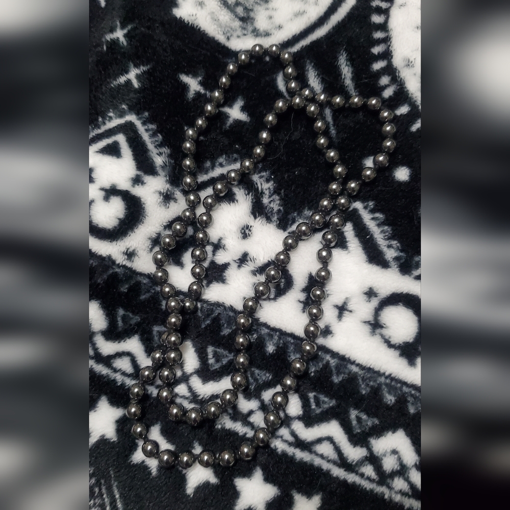 Vintage Hematite Necklace